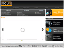 Tablet Screenshot of ecus.fr