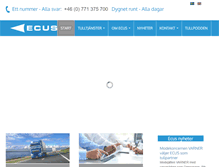 Tablet Screenshot of ecus.se